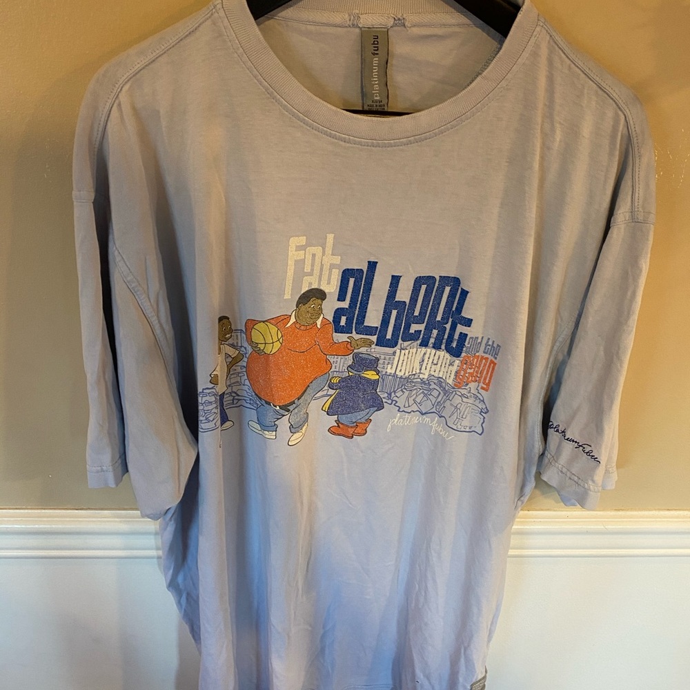 Fat albert fubu collection tee blue xl